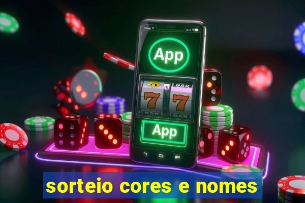 sorteio cores e nomes