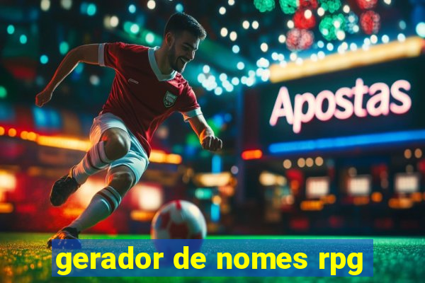 gerador de nomes rpg